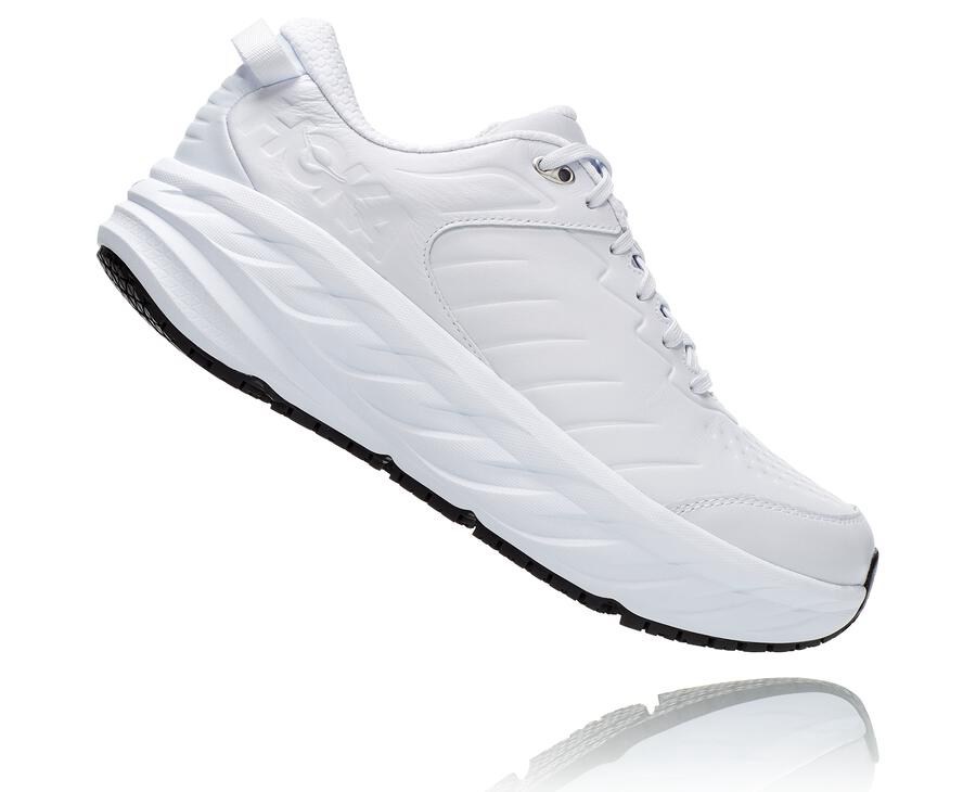 Tenis Hoka One One Hombre Blancos - Bondi Sr - SJFW68374